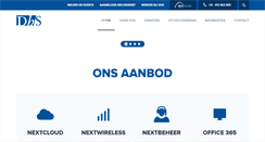 Desktop Screenshot of dhs.nl