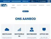 Tablet Screenshot of dhs.nl
