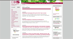 Desktop Screenshot of dhs.de