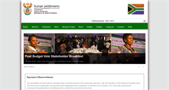 Desktop Screenshot of dhs.gov.za